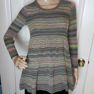 Anthropologie Moth Spacedye Swing Sweater